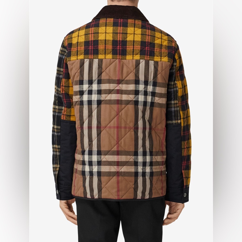 Men’s Burberry Patchwork Check-Pattern Jacket - image 2